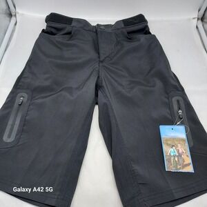 ZOIC Ether Jr Kids Mountain Bike Cycling Shorts Black Size Large NWT 7102ZK13